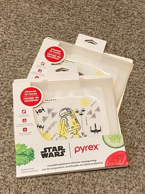 Pyrex Star Wars R2-D2 Silicone Sandwich Bag - set of 2